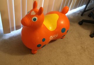 Gymnic Rody Max Orange Bounce Horse Ride On For Kids 8005