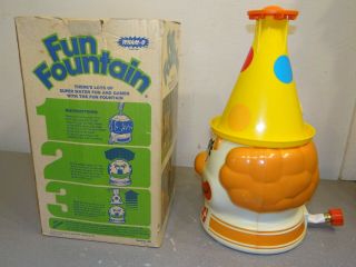 Vintage Wham - O Fun Fountain Clown Head Water Toy 1978 6