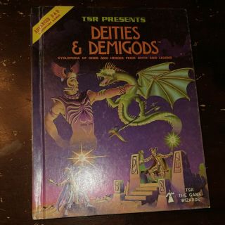 Tsr Advanced Dungeons & Dragons Deities & Demigods Ad&d 144 Page Elric Cthulhu