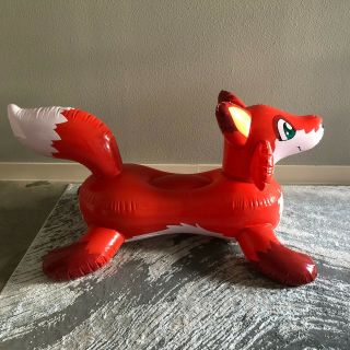 Iw Inflatable World Misprinted,  Shiny Ride - On Fox