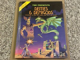 Ad&d Deities And Demigods W/ Cthulhu - 144 Pages 1980