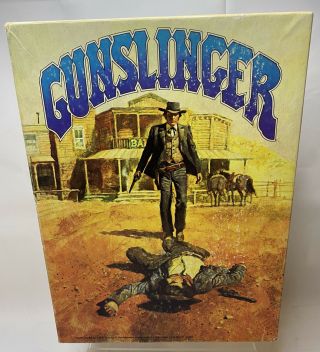 Vintage 1982 Gunslinger Avalon Hill Board Game Rare Appears Complete - Collector
