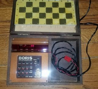 Vtg Boris Electronic Chess Computer 1977 And Complete Applied Concepts