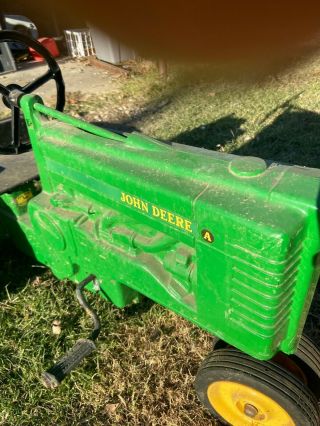 Vintage John Deere A Pedal Tractor Paint Decals PLUS Wagon 6