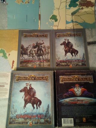 Dungeons And Dragons Forgotten Realms Campaign Boxed Set 1987