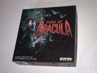 Fury Of Dracula 4th Edition Wizkids Board Game W/ Painted Minis