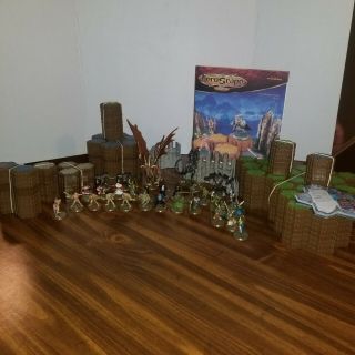 2004 Heroscape Master Set Rise Of The Valkyrie Board Game All Figures Terrain