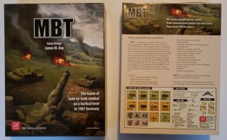 Mbt (second Edition) - James M.  Day - Gmt Games - Out Of Print - Unpunched