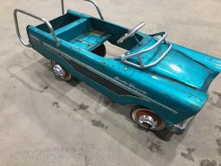 Murray Dude Wagon Pedal Car Vintage 1960s Station Wagon Unrestored Toy
