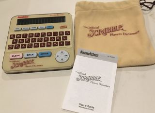 Franklin Electronic Official Scrabble Players Dictionary Scr - 228 Deluxe Edition