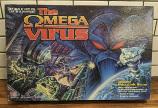 Vintage 1992 The Omega Virus Talking Electronic Board Game -,  Missing Book