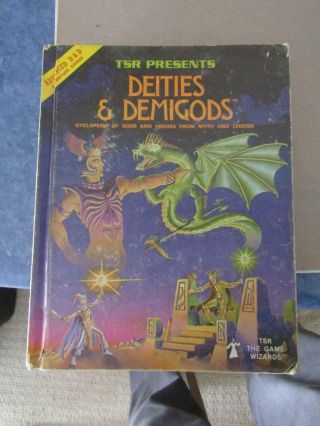 1980 Tsr Advanced Dungeons & Dragons Deities & Demigods,  144 Pages