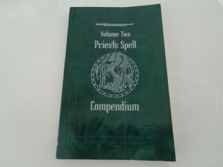 Priest’s Spell Compendium Volume Two (2) Ad&d Dungeons And Dragons Book 11421