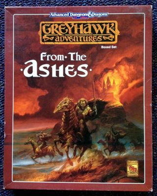 From The Ashes Greyhawk Adventures (incomplete) Ad&d 2nd Edition Tsr 1064