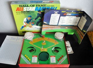 1980 Cadaco All - Star Baseball Board Game - - Hall Of Fame Edition - - 124,  2 Discs
