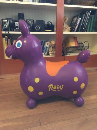 Gymnic 8005 Rody Horse Max Purple Orange Yellow - Will Mail Deflated