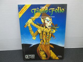 Ad&d Fiend Folio Monster Advanced Dungeons & Dragons Tsr 1981