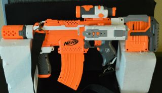 Customized Nerf N - Strike Elite " Strife " Automatic Accesories Hd Camera 4gb Card