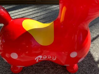 Gyminic Rody Red Rody The Inflatable Horse Ride On Child Toy Made in Italy 2