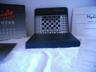 Mephisto Marco Polo Travel Chess Computer By Hegener - Glaser Munich,  Germany