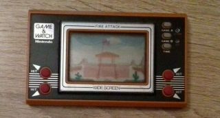 Nintendo Game & Watch - Fire Attack (1982 Lcd Game)