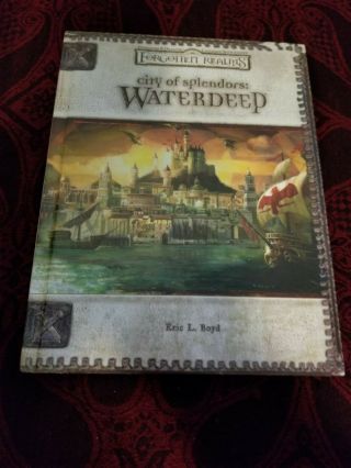 Forgotten Realms City Of Splendors: Waterdeep - Dungeons And Dragons Hc