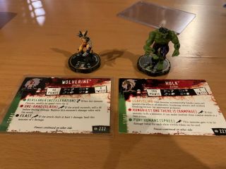 Heroclix Marvel Chase Hulk And Wolverine Zombie Sinister Horrorclix