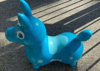 Gyminic Rody Blue Rody The Inflatable Horse Ride On Child Toy Made in Italy 2
