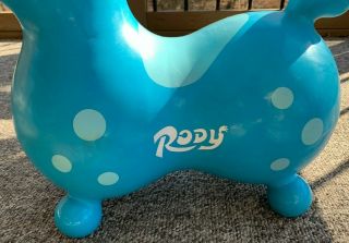 Gyminic Rody Blue Rody The Inflatable Horse Ride On Child Toy Made in Italy 3