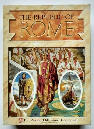 The Republic Of Rome Bookcase Game Avalon Hill " - Very Good "