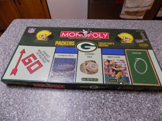 Green Bay Packers Monopoly Game Collector’s Edition Favre 2003 Nfl