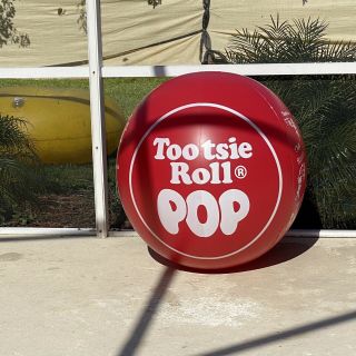 Giant 60in Tootsie Pop Beach Ball Inflatable Blow Up Pool Toy