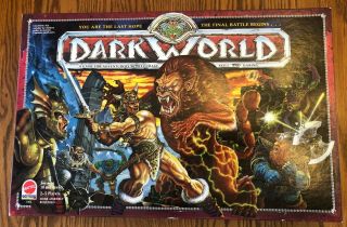 Dark World Board Game Mattel 1992 99 Complete