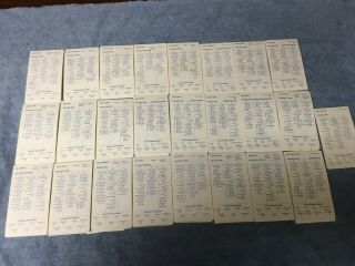 1969 Strat - O - Matic Baseball Complete Set (re - Issue)