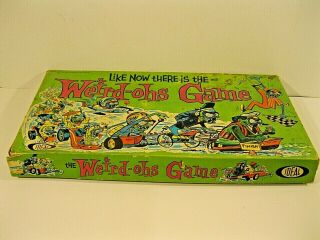 Vintage 1964 Ideal Weird - - Oh ' s Board Game Nutty Mad Hawk Models Fair 2