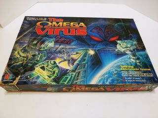 The Omega Virus Talking Electronic Vintage Board Game Mb 1992 (&)