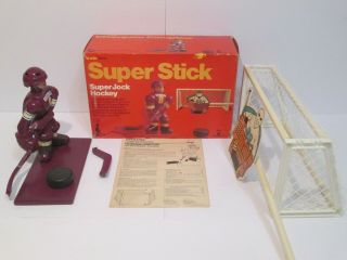 Vintage 1976 Jock Stick Hockey Player Game By Schaper Irwin