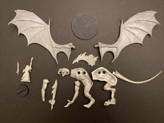 Games Workshop Lord Of The Rings Balrog Of Morgoth & Gandalf Metal Complete