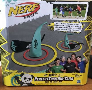 Nerf Sports Perfect Toss Air - Tails Game Outdoor Dude Perfect Hasbro Open Box