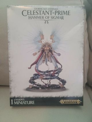 Celestant - Prime Hammer Of Sigmar Stormcast Eternals Warhammer Age Of Sigmar
