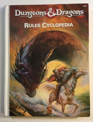 Dungeons & Dragons Rules Cyclopedia Ad&d D&d Tsr Boxed Basic - Companion - Master
