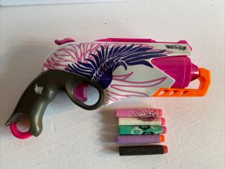 Nerf Rebelle Sweet Revenge 5 Shot Hammer Gun Revolver Dart Blaster Toy Pistol