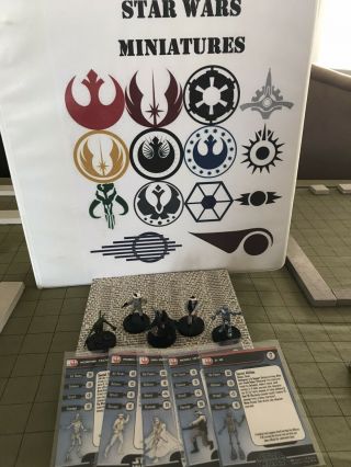 Star Wars Miniatures X5 Rebels (pls)