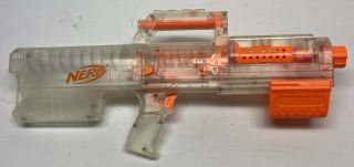 Rare Nerf N - Strike Limited Edition Clear Series Deploy Blaster