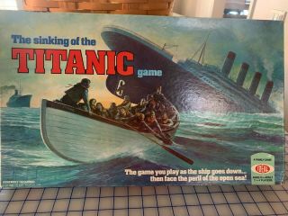 Hard To Find 1976 The Sinking Of The Titanic Board Game