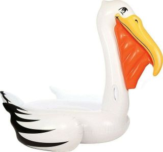 Giant 7 Foot Inflatable Pelican - Very Fun For Pools