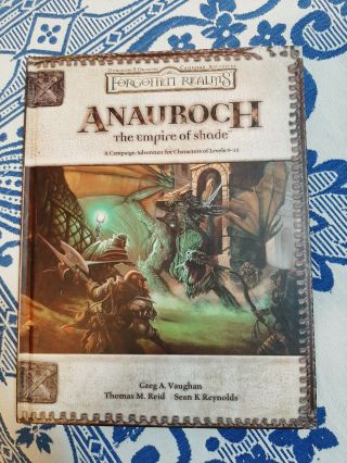 Dungeons And Dragons 3.  5 Forgotten Realms Anauroch Empire Of Shade