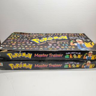 Pokemon Master Trainer Game 1999 X1 Complete Set X1 Partial Set (rough Boxes)
