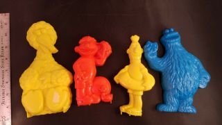 Sesame Street Bert Ernie Big Bird And Cookie Monster Sand Mold Beach Sand Toys