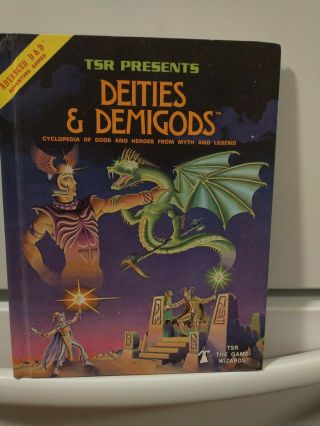 Deities & Demigods Cyclopedia Of Gods & Heroes Advanced Dungeons & Dragons 1980